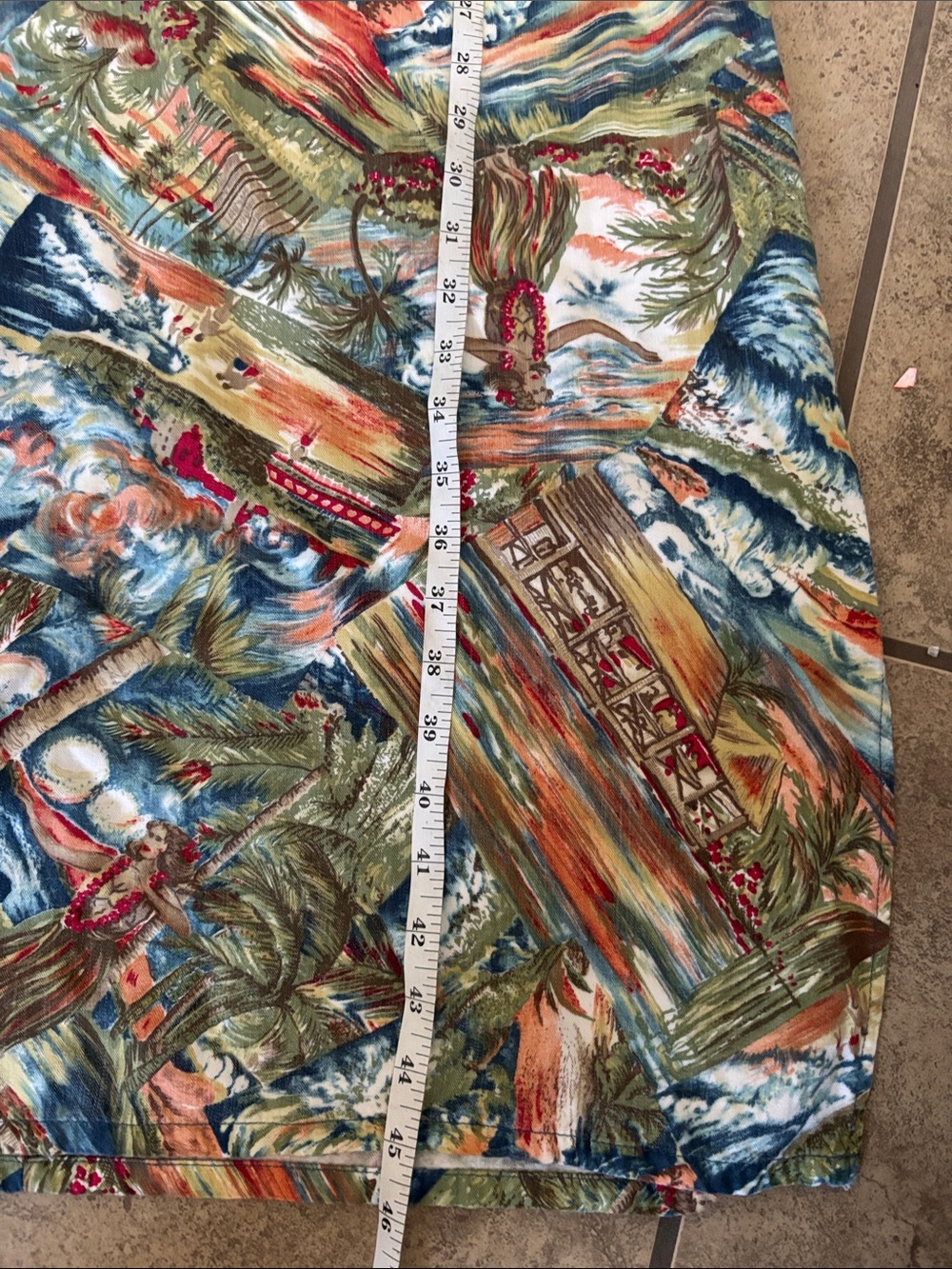 Melrose Studio Petites Size Large 2 Piece Hawaiian Dress Set - Picture 6 of 7